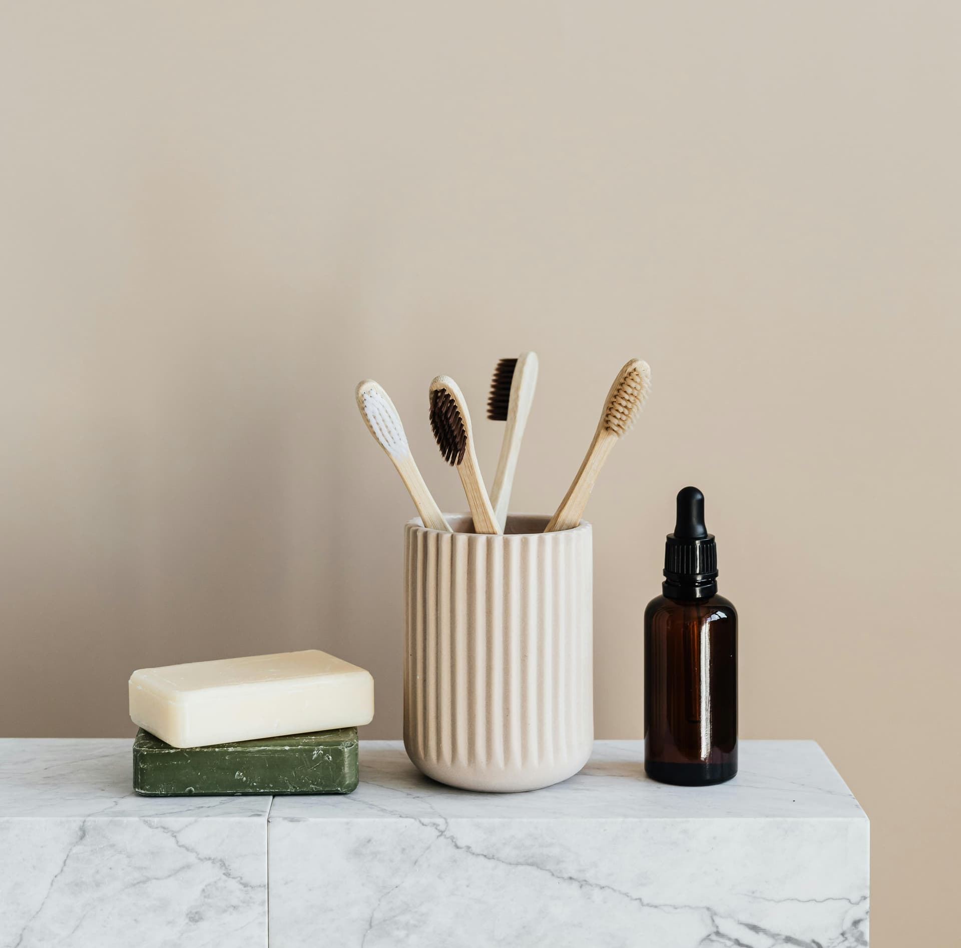 PureBrush bathroom setup